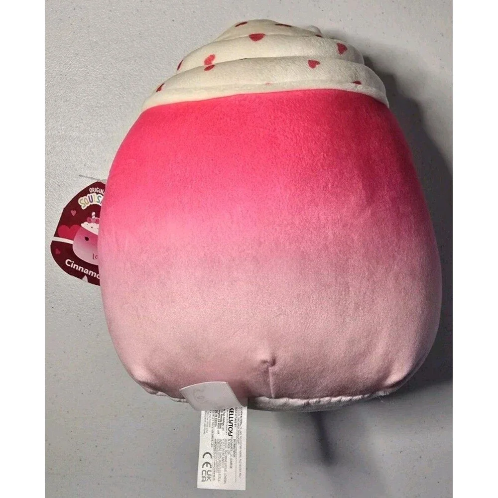 NWT Cinnamon the PINK Milkshake Frozen Yogurt Valentine Squishmallows 